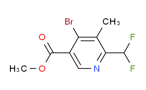 AM124369 | 1805435-80-6 | Methyl 4-bromo-2-(difluoromethyl)-3-methylpyridine-5-carboxylate