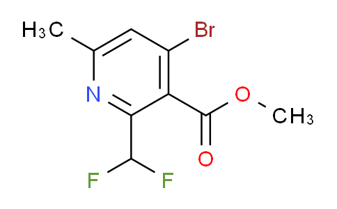 Methyl 4-bromo-2-(difluoromethyl)-6-methylpyridine-3-carboxylate
