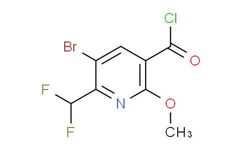 AM124375 | 1804463-15-7 | 3-Bromo-2-(difluoromethyl)-6-methoxypyridine-5-carbonyl chloride