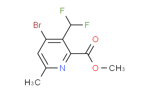 AM124378 | 1805936-14-4 | Methyl 4-bromo-3-(difluoromethyl)-6-methylpyridine-2-carboxylate