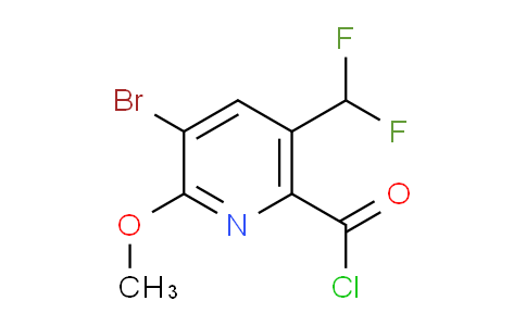 AM124380 | 1806905-63-4 | 3-Bromo-5-(difluoromethyl)-2-methoxypyridine-6-carbonyl chloride