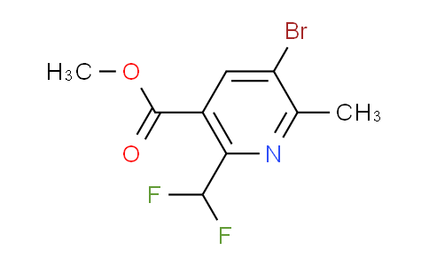 AM124383 | 1806916-46-0 | Methyl 3-bromo-6-(difluoromethyl)-2-methylpyridine-5-carboxylate