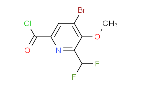 AM124385 | 1805426-41-8 | 4-Bromo-2-(difluoromethyl)-3-methoxypyridine-6-carbonyl chloride