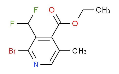 AM124386 | 1806866-47-6 | Ethyl 2-bromo-3-(difluoromethyl)-5-methylpyridine-4-carboxylate
