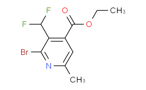 AM124387 | 1805936-22-4 | Ethyl 2-bromo-3-(difluoromethyl)-6-methylpyridine-4-carboxylate
