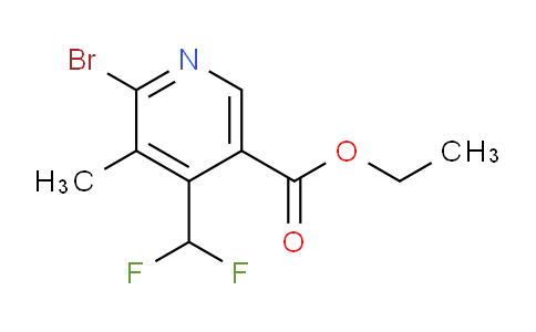 AM124388 | 1805340-07-1 | Ethyl 2-bromo-4-(difluoromethyl)-3-methylpyridine-5-carboxylate