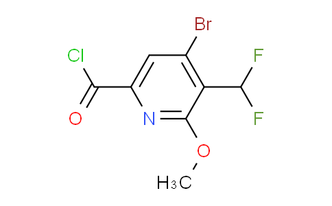 AM124391 | 1805426-48-5 | 4-Bromo-3-(difluoromethyl)-2-methoxypyridine-6-carbonyl chloride