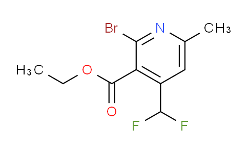 AM124392 | 1806866-55-6 | Ethyl 2-bromo-4-(difluoromethyl)-6-methylpyridine-3-carboxylate