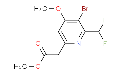 AM124395 | 1805346-28-4 | Methyl 3-bromo-2-(difluoromethyl)-4-methoxypyridine-6-acetate