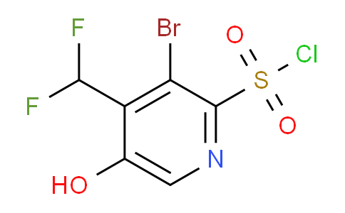AM124396 | 1804666-88-3 | 3-Bromo-4-(difluoromethyl)-5-hydroxypyridine-2-sulfonyl chloride