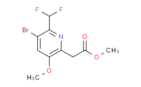 AM124397 | 1805429-15-5 | Methyl 3-bromo-2-(difluoromethyl)-5-methoxypyridine-6-acetate