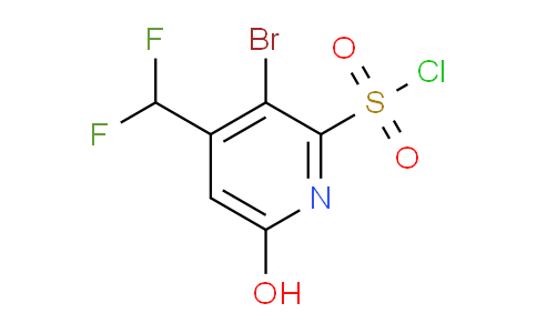 AM124398 | 1806876-25-4 | 3-Bromo-4-(difluoromethyl)-6-hydroxypyridine-2-sulfonyl chloride
