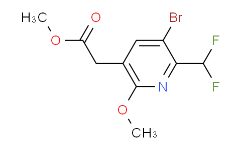 AM124399 | 1805429-23-5 | Methyl 3-bromo-2-(difluoromethyl)-6-methoxypyridine-5-acetate