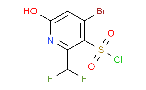 4-Bromo-2-(difluoromethyl)-6-hydroxypyridine-3-sulfonyl chloride