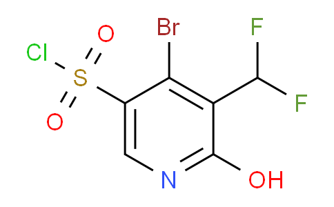 AM124412 | 1804667-14-8 | 4-Bromo-3-(difluoromethyl)-2-hydroxypyridine-5-sulfonyl chloride