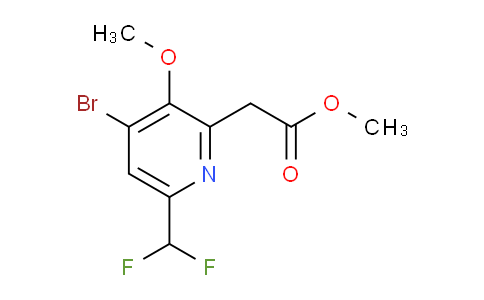 AM124413 | 1805429-71-3 | Methyl 4-bromo-6-(difluoromethyl)-3-methoxypyridine-2-acetate