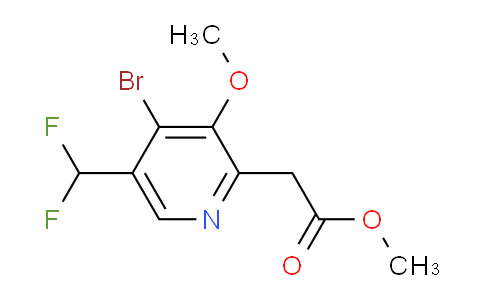 AM124416 | 1805167-25-2 | Methyl 4-bromo-5-(difluoromethyl)-3-methoxypyridine-2-acetate