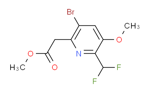 AM124419 | 1806913-09-6 | Methyl 5-bromo-2-(difluoromethyl)-3-methoxypyridine-6-acetate