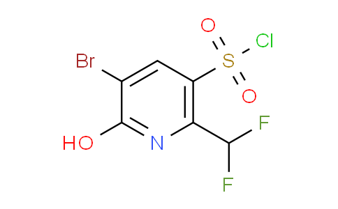 AM124420 | 1806876-40-3 | 3-Bromo-6-(difluoromethyl)-2-hydroxypyridine-5-sulfonyl chloride