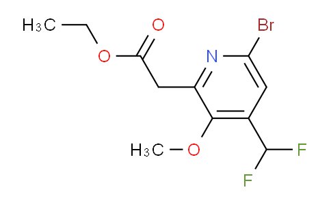 AM124429 | 1806913-23-4 | Ethyl 6-bromo-4-(difluoromethyl)-3-methoxypyridine-2-acetate