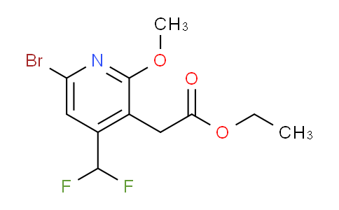 AM124431 | 1805167-58-1 | Ethyl 6-bromo-4-(difluoromethyl)-2-methoxypyridine-3-acetate