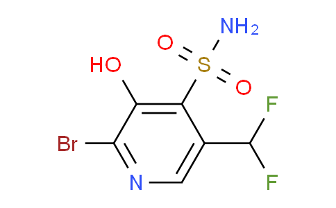 2-Bromo-5-(difluoromethyl)-3-hydroxypyridine-4-sulfonamide