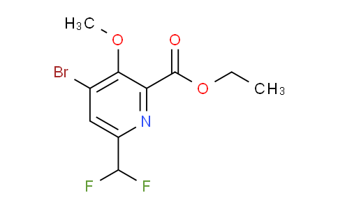 Ethyl 4-bromo-6-(difluoromethyl)-3-methoxypyridine-2-carboxylate