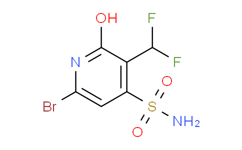 6-Bromo-3-(difluoromethyl)-2-hydroxypyridine-4-sulfonamide