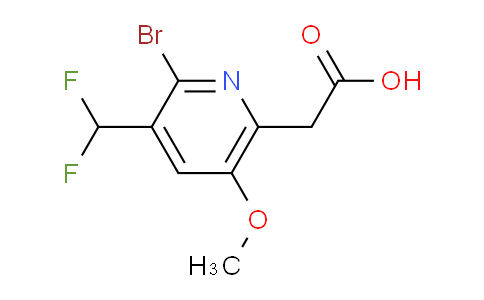 AM124453 | 1805345-92-9 | 2-Bromo-3-(difluoromethyl)-5-methoxypyridine-6-acetic acid