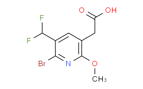 AM124455 | 1805427-57-9 | 2-Bromo-3-(difluoromethyl)-6-methoxypyridine-5-acetic acid