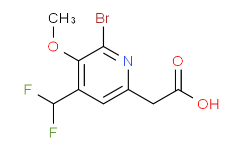 AM124457 | 1804462-42-7 | 2-Bromo-4-(difluoromethyl)-3-methoxypyridine-6-acetic acid