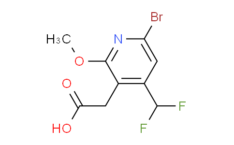 AM124459 | 1805427-63-7 | 6-Bromo-4-(difluoromethyl)-2-methoxypyridine-3-acetic acid
