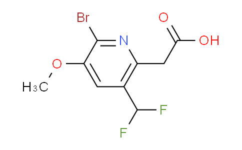 AM124461 | 1805931-75-2 | 2-Bromo-5-(difluoromethyl)-3-methoxypyridine-6-acetic acid