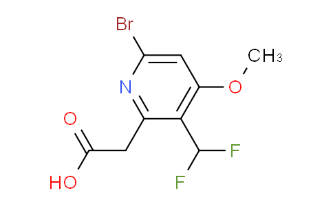 AM124463 | 1805239-24-0 | 6-Bromo-3-(difluoromethyl)-4-methoxypyridine-2-acetic acid