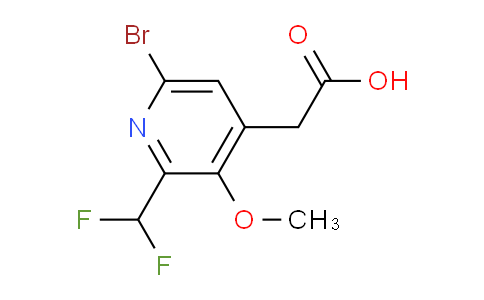 AM124468 | 1806912-08-2 | 6-Bromo-2-(difluoromethyl)-3-methoxypyridine-4-acetic acid
