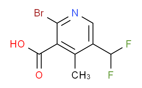 AM124469 | 1804952-80-4 | 2-Bromo-5-(difluoromethyl)-4-methylpyridine-3-carboxylic acid