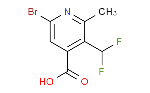 6-Bromo-3-(difluoromethyl)-2-methylpyridine-4-carboxylic acid