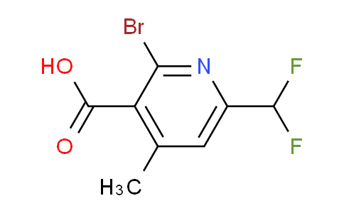 AM124474 | 1804952-85-9 | 2-Bromo-6-(difluoromethyl)-4-methylpyridine-3-carboxylic acid