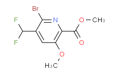 Methyl 2-bromo-3-(difluoromethyl)-5-methoxypyridine-6-carboxylate