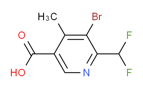 AM124478 | 1806914-64-6 | 3-Bromo-2-(difluoromethyl)-4-methylpyridine-5-carboxylic acid