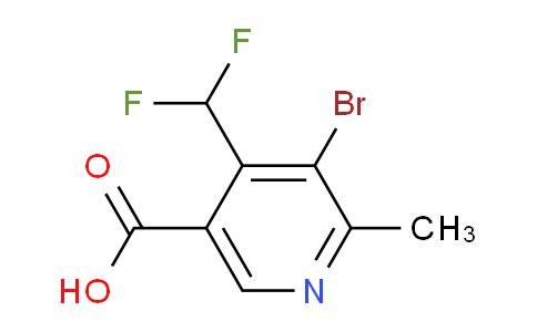 AM124482 | 1804843-46-6 | 3-Bromo-4-(difluoromethyl)-2-methylpyridine-5-carboxylic acid