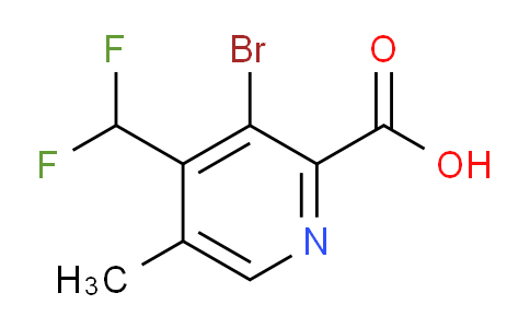 AM124485 | 1806994-02-4 | 3-Bromo-4-(difluoromethyl)-5-methylpyridine-2-carboxylic acid