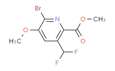 AM124486 | 1806909-45-4 | Methyl 2-bromo-5-(difluoromethyl)-3-methoxypyridine-6-carboxylate