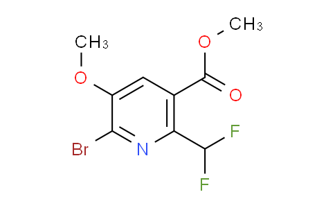 AM124491 | 1804961-38-3 | Methyl 2-bromo-6-(difluoromethyl)-3-methoxypyridine-5-carboxylate