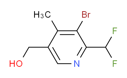 3-Bromo-2-(difluoromethyl)-4-methylpyridine-5-methanol