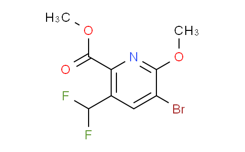 Methyl 3-bromo-5-(difluoromethyl)-2-methoxypyridine-6-carboxylate