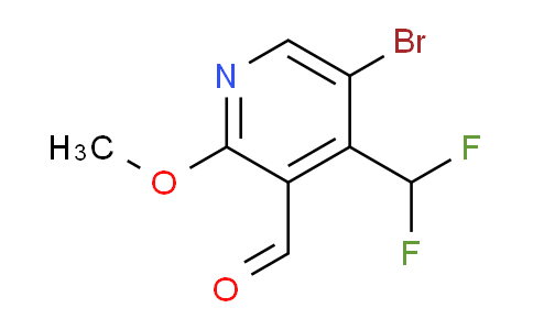 AM124517 | 1805341-73-4 | 5-Bromo-4-(difluoromethyl)-2-methoxypyridine-3-carboxaldehyde