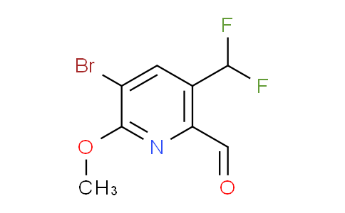 AM124519 | 1805428-97-0 | 3-Bromo-5-(difluoromethyl)-2-methoxypyridine-6-carboxaldehyde