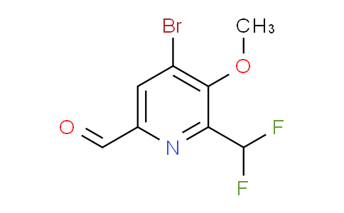 AM124523 | 1805351-54-5 | 4-Bromo-2-(difluoromethyl)-3-methoxypyridine-6-carboxaldehyde
