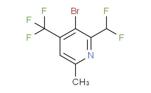 AM124526 | 1804464-01-4 | 3-Bromo-2-(difluoromethyl)-6-methyl-4-(trifluoromethyl)pyridine